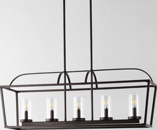 Safavieh Manning CHA4052A Oil Rub Bronze Lamp Room Scene Off Feature