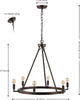 Safavieh Nevada CHA4054A Oil Rub Bronze Lamp main image