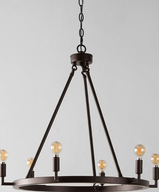 Safavieh Nevada CHA4054A Oil Rub Bronze Lamp Room Scene Off Feature