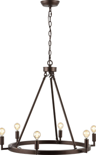 Safavieh Nevada CHA4054A Oil Rub Bronze Lamp Main On