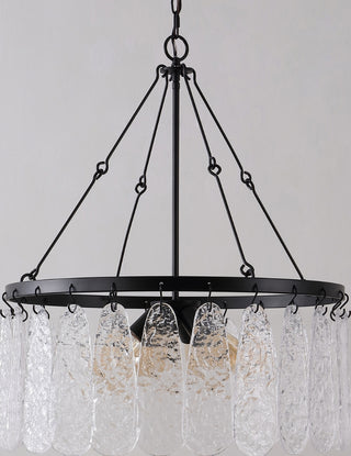 Safavieh Aremythia CHA4057A Black / Clear Lamp Room Scene Off Feature
