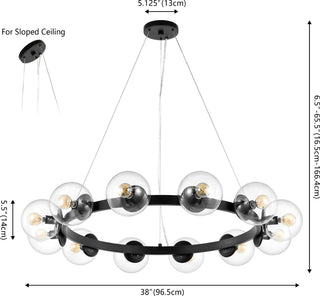 Safavieh Rylian CHA4063A Black Lamp main image