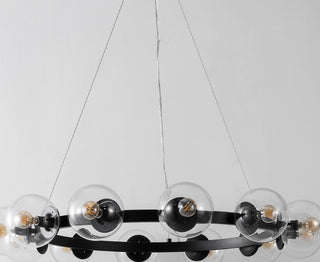 Safavieh Rylian CHA4063A Black Lamp Room Scene Off Feature