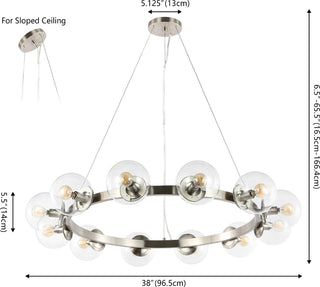 Safavieh Rylian CHA4063B Nickle Lamp main image