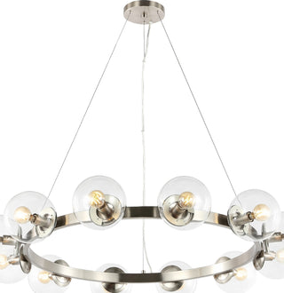 Safavieh Rylian CHA4063B Nickle Lamp Main On