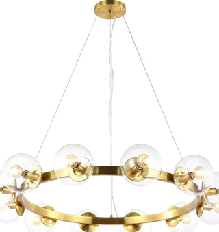 Safavieh Rylian CHA4063C Brass Lamp Main On