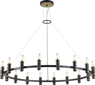 Safavieh Poitier CHA4065A Black / Brass Lamp main image