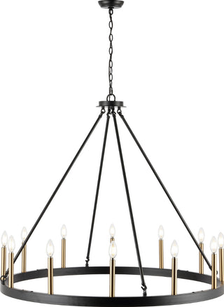 Safavieh Taelor CHA4066A Black / Gold Lamp Main On
