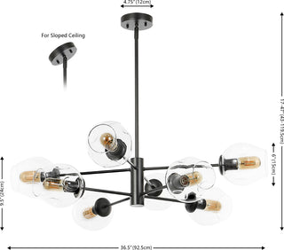 Safavieh Pythea CHA4067A Black Lamp main image