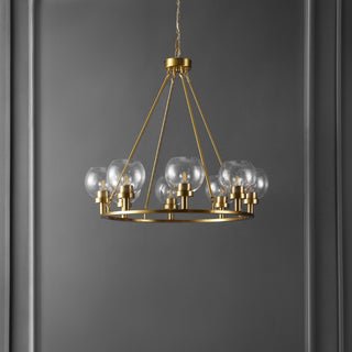 Safavieh Sveda CHA4074A Brass Lamp Room Scene Off Feature