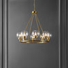 Safavieh Sveda CHA4074A Brass Lamp Room Scene On Feature
