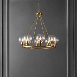 Safavieh Sveda CHA4074A Brass Lamp Room Scene On Feature
