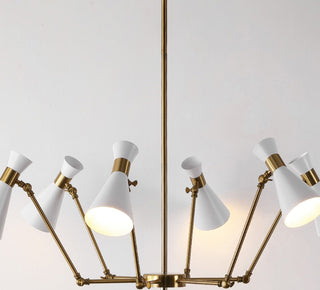 Safavieh Shiraz CHA4076A Brass / White Lamp Room Scene On Feature