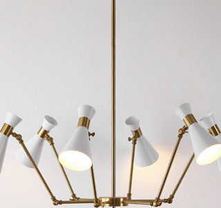 Safavieh Shiraz CHA4076A Brass / White Lamp Room Scene On Feature