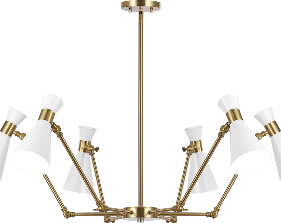 Safavieh Shiraz CHA4076A Brass / White Lamp main image