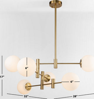 Safavieh Gideon CHA7000A Brass Lamp main image