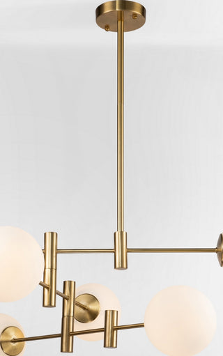 Safavieh Gideon CHA7000A Brass Lamp Main On