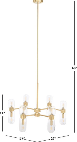 Safavieh Darragh CHA7001A Gold Lamp main image