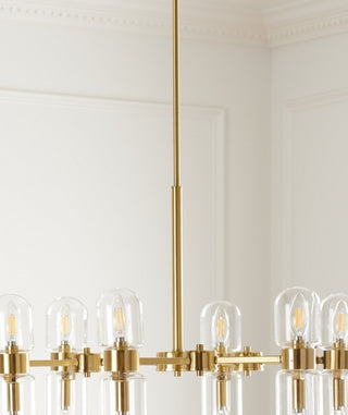 Safavieh Darragh CHA7001A Gold Lamp Room Scene Off Feature