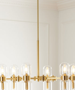 Safavieh Darragh CHA7001A Gold Lamp Room Scene On Feature
