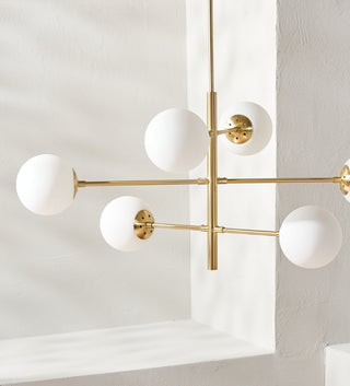 Safavieh Bassett CHA7003A Gold Lamp Room Scene Off Feature