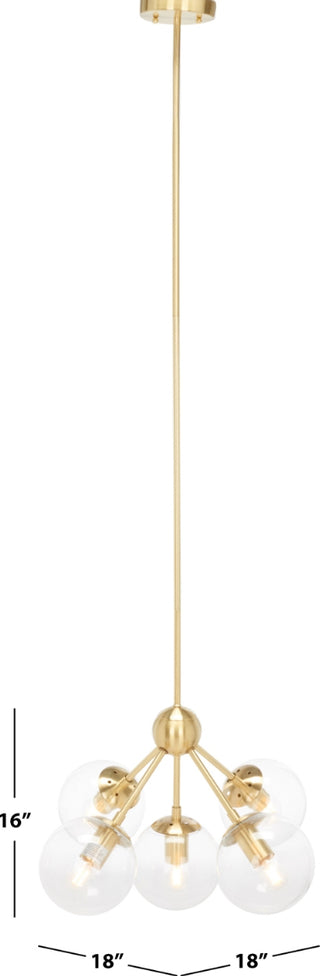 Safavieh Aderynn CHA7004A Gold Lamp main image