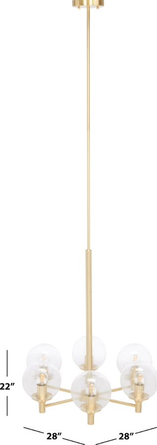Safavieh Jayde CHA7005A Gold Lamp main image