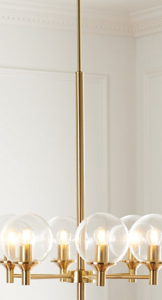 Safavieh Jayde CHA7005A Gold Lamp Room Scene On Feature