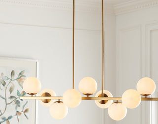 Safavieh Imara CHA7006A Brass Lamp Room Scene On Feature