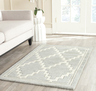 Safavieh Chatham 743 Grey/Ivory Area Rug Room Scene Feature