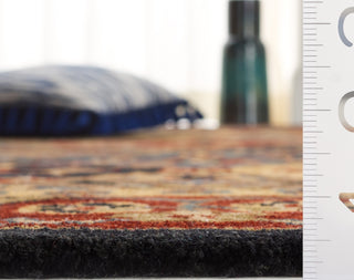 Safavieh Classic CL101M Blue / Red Area Rug Detail