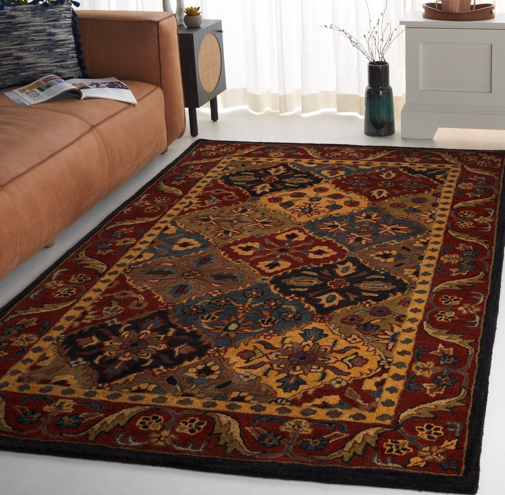 Safavieh Classic CL101M Blue / Red Area Rug Room Scene Feature