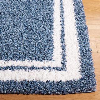 Safavieh Calico Shag CLC100 Blue/Ivory Area Rug