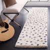 Safavieh Calico Shag CLC102 Ivory / Taupe Area Rug Room Scene Feature