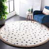 Safavieh Calico Shag CLC102 Ivory / Taupe Area Rug