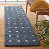 Safavieh Calico Shag CLC102 Blue / Ivory Area Rug Room Scene Feature