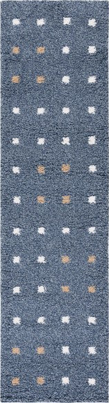 Safavieh Calico Shag CLC102 Blue / Ivory Area Rug