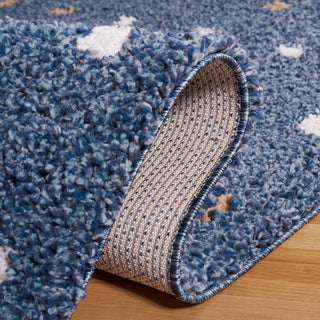 Safavieh Calico Shag CLC102 Blue / Ivory Area Rug