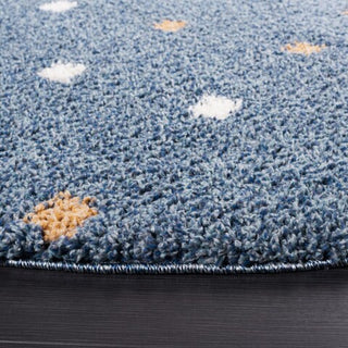 Safavieh Calico Shag CLC102 Blue / Ivory Area Rug