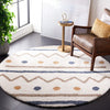 Safavieh Calico Shag CLC106 Ivory / Taupe Area Rug