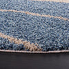 Safavieh Calico Shag CLC108 Taupe / Blue Area Rug