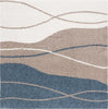 Safavieh Calico Shag CLC108 Taupe / Blue Area Rug