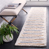 Safavieh Calico Shag CLC110 Ivory / Gold Area Rug Room Scene Feature