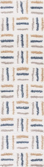 Safavieh Calico Shag CLC112 Ivory / Gold Area Rug