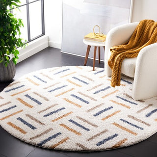 Safavieh Calico Shag CLC112 Ivory / Gold Area Rug