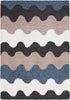 Safavieh Calico Shag CLC116 Black / Taupe Area Rug