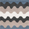 Safavieh Calico Shag CLC116 Black / Taupe Area Rug