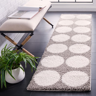 Safavieh Calico Shag CLC120 Grey / Ivory Area Rug Room Scene Feature