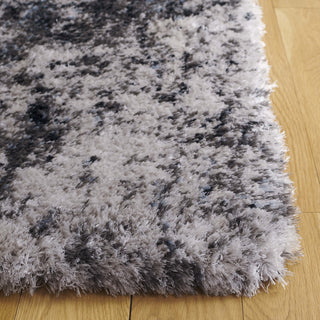 Safavieh Cloud Shag CLD110F Grey / Blue Area Rug Detail