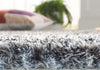 Safavieh Cloud Shag CLD111F Grey / Blue Area Rug Detail